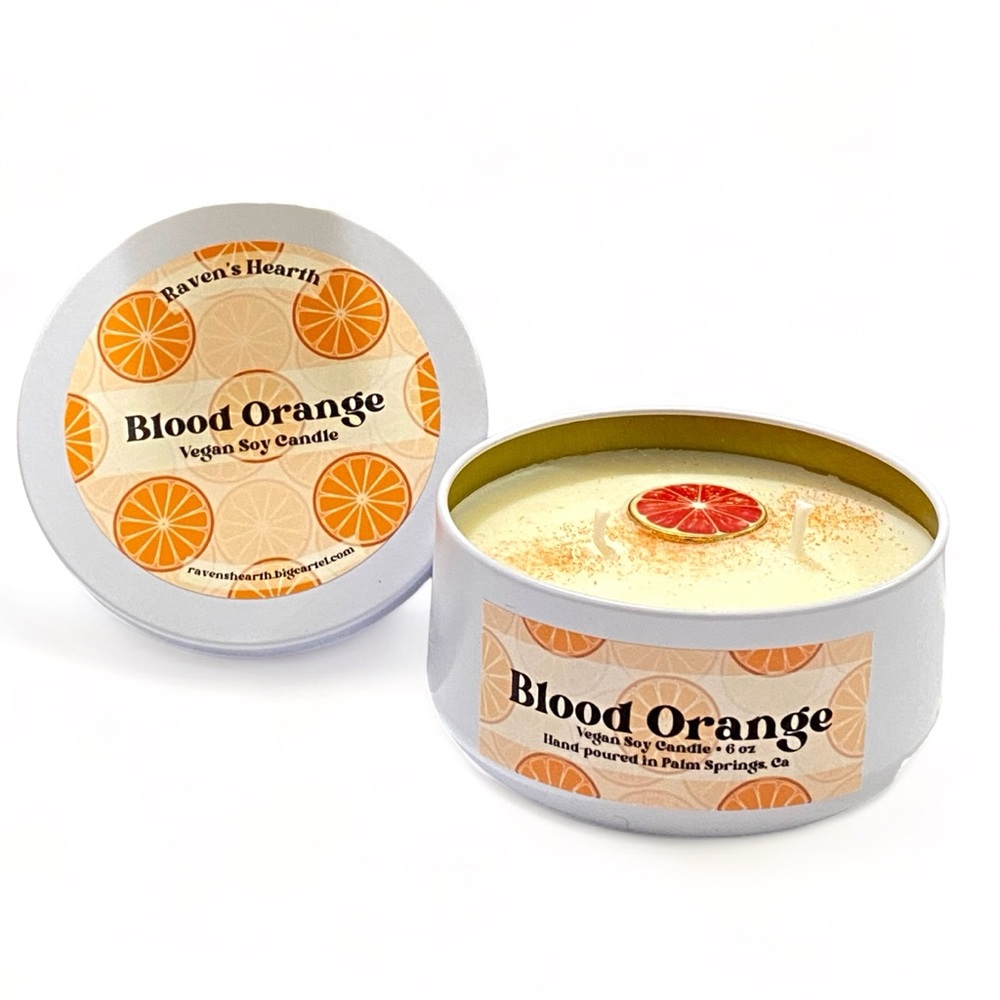 Blood Orange Soy Candle | 6 oz | Vegan